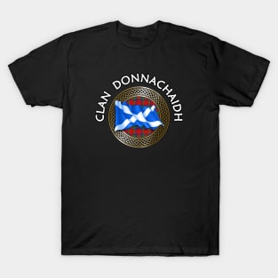 Clan Donnachaidh Crest & Tartan Knot T-Shirt